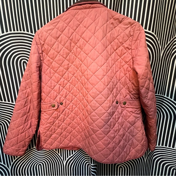 Women’s Lands’ End quilted barn coat - Picture 3 of 5